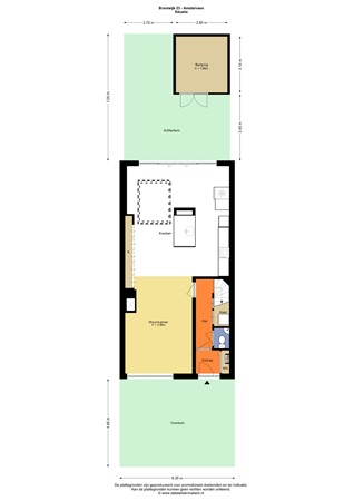 Floorplan - Brantwijk 23, 1181 MS Amstelveen